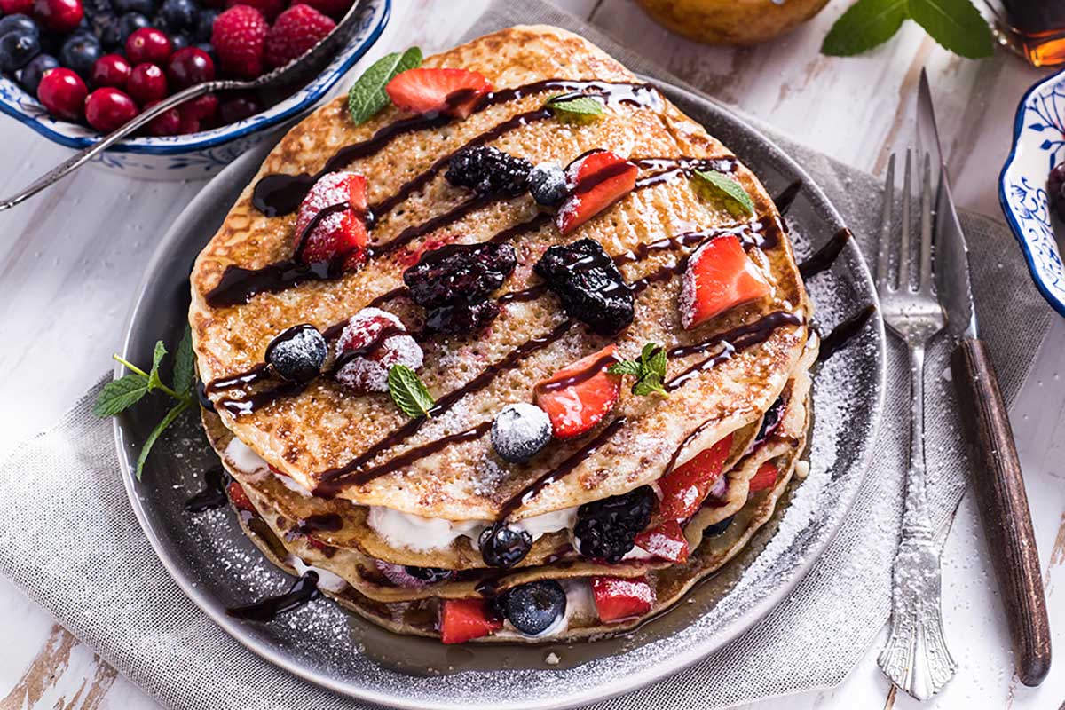 PANQUEQUES DE PLÁTANO Y CHÍA