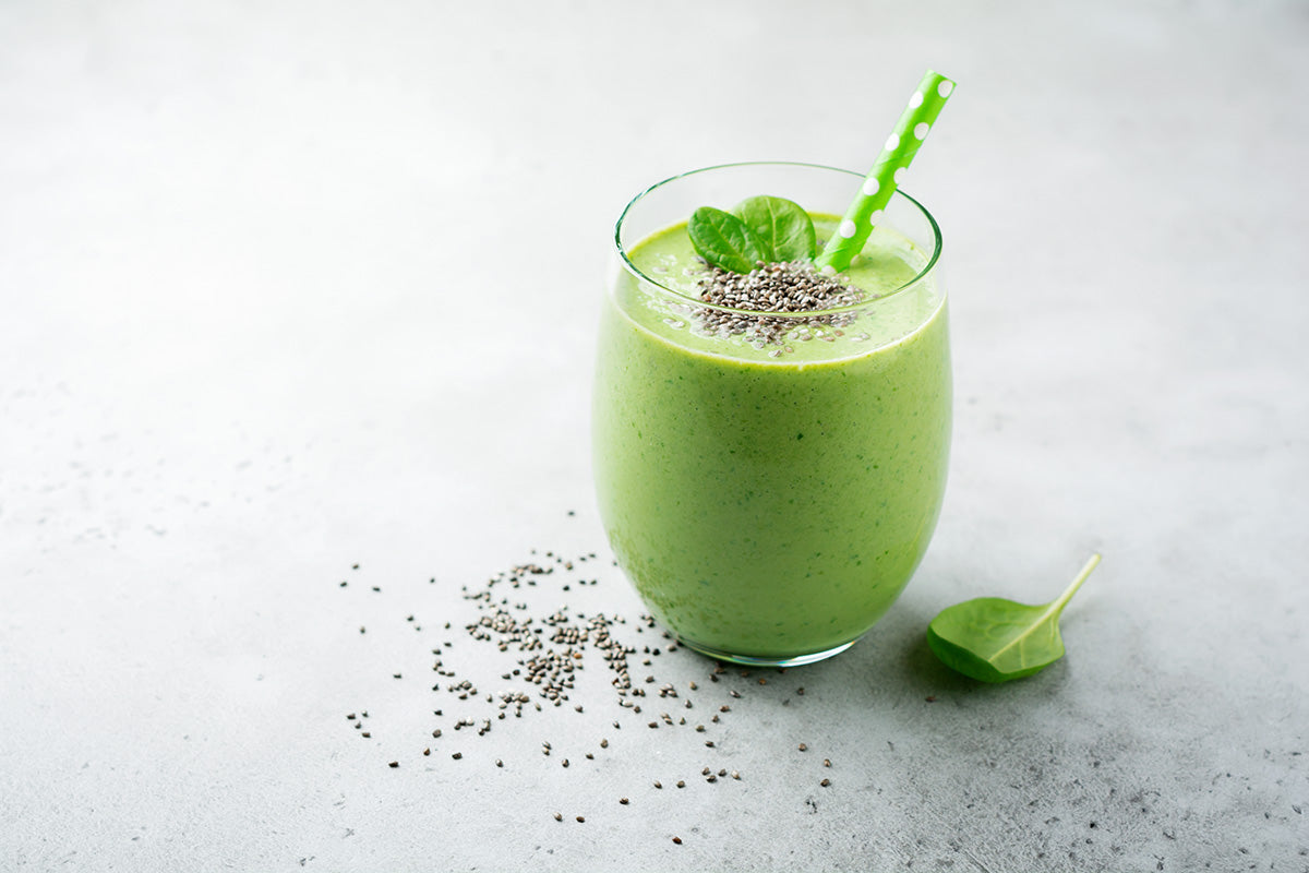 Batido verde de piña