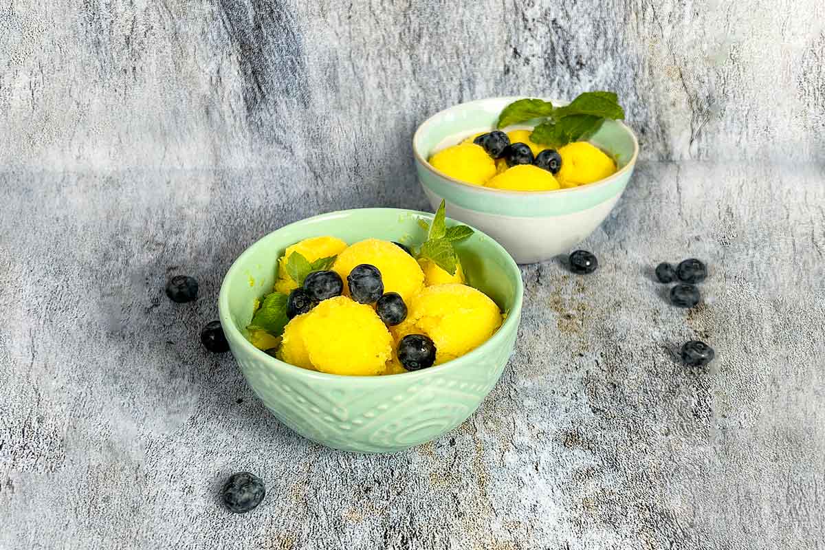 Sorbete de Piña Mango con Aceite de Chía SOW