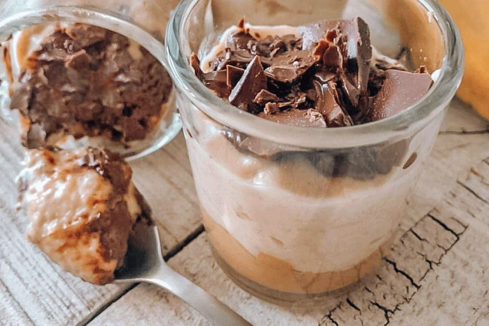 Crema de Plátano y Chocolate