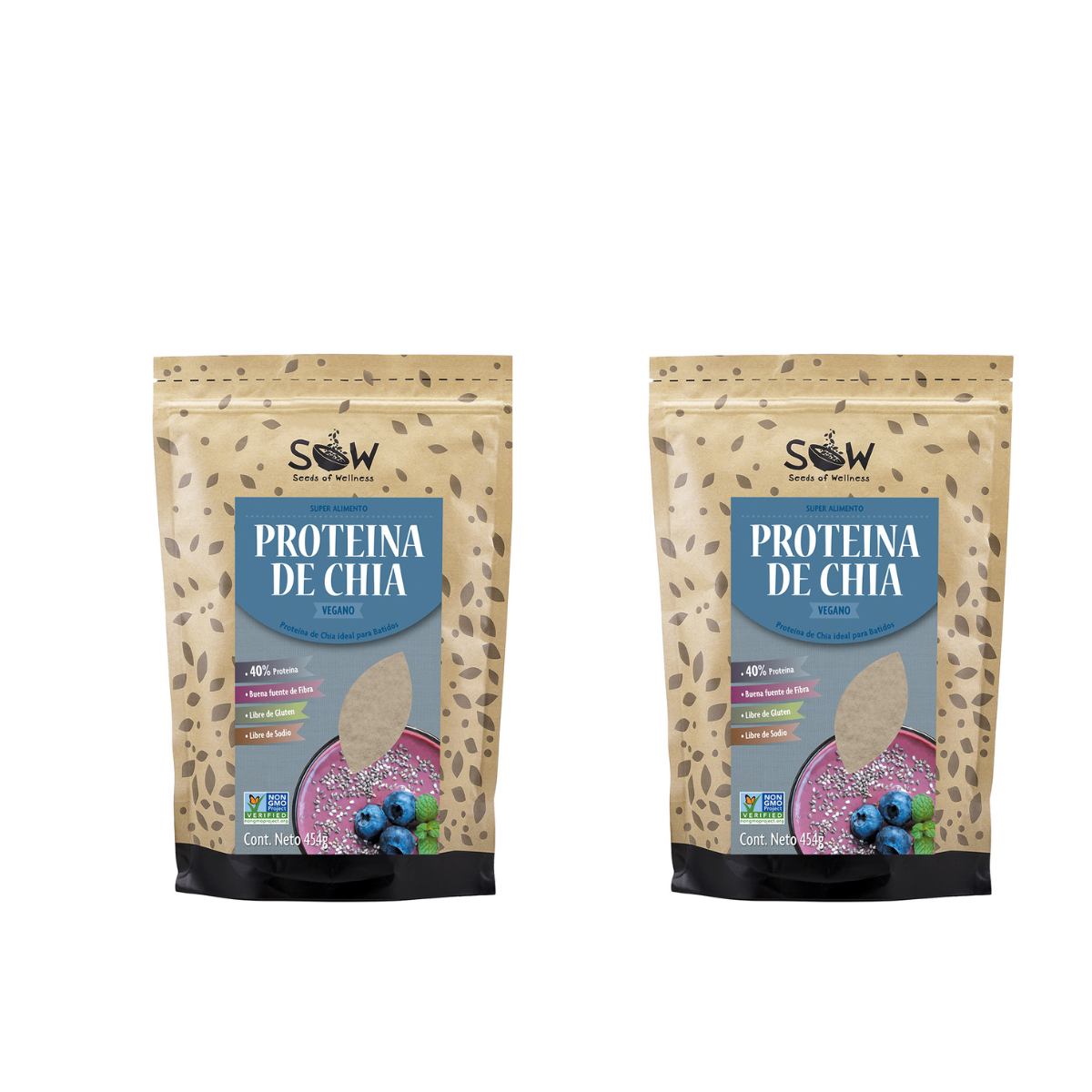 Pack 2 Proteinas de Chia