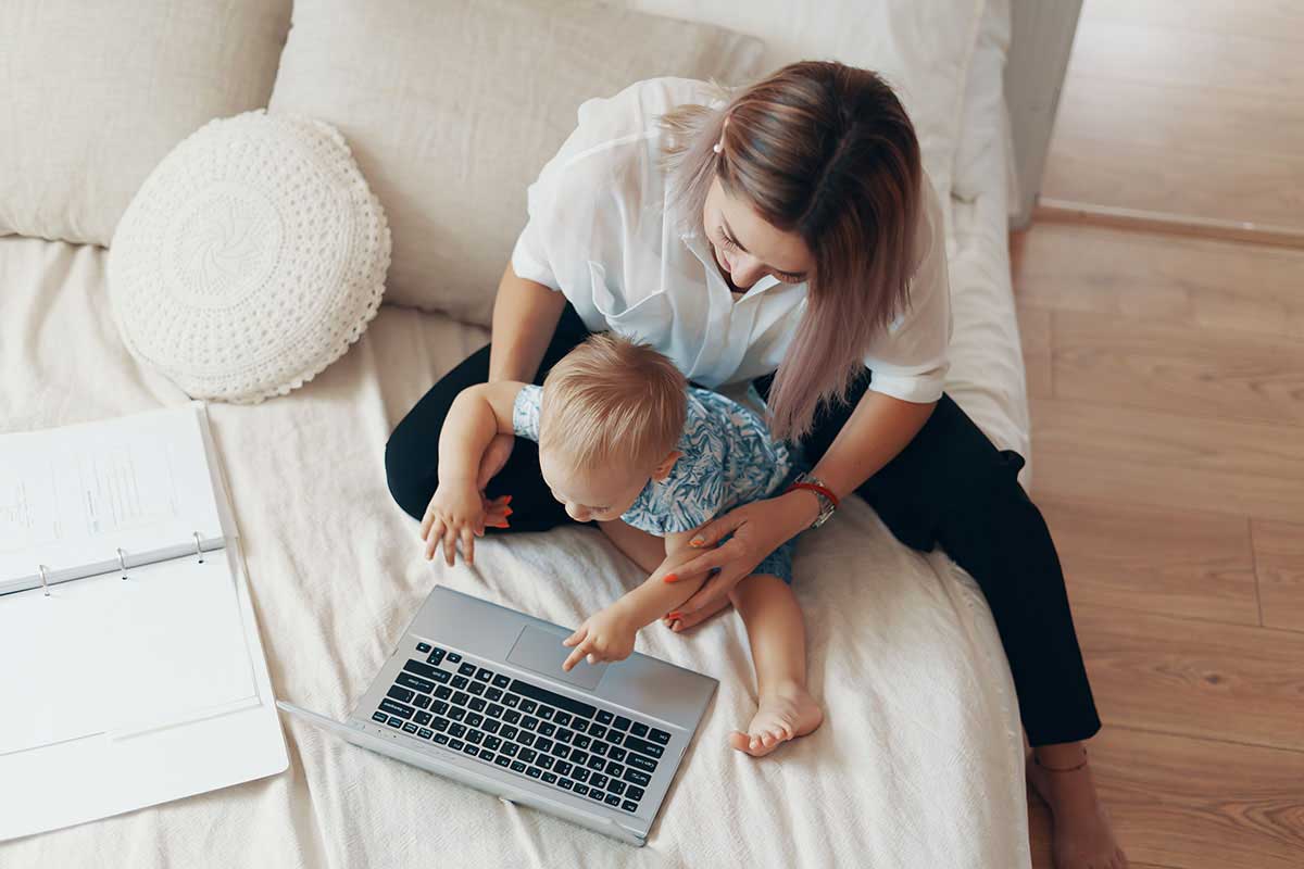 madre y bebe