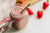 Batido de frutillas y chocolate