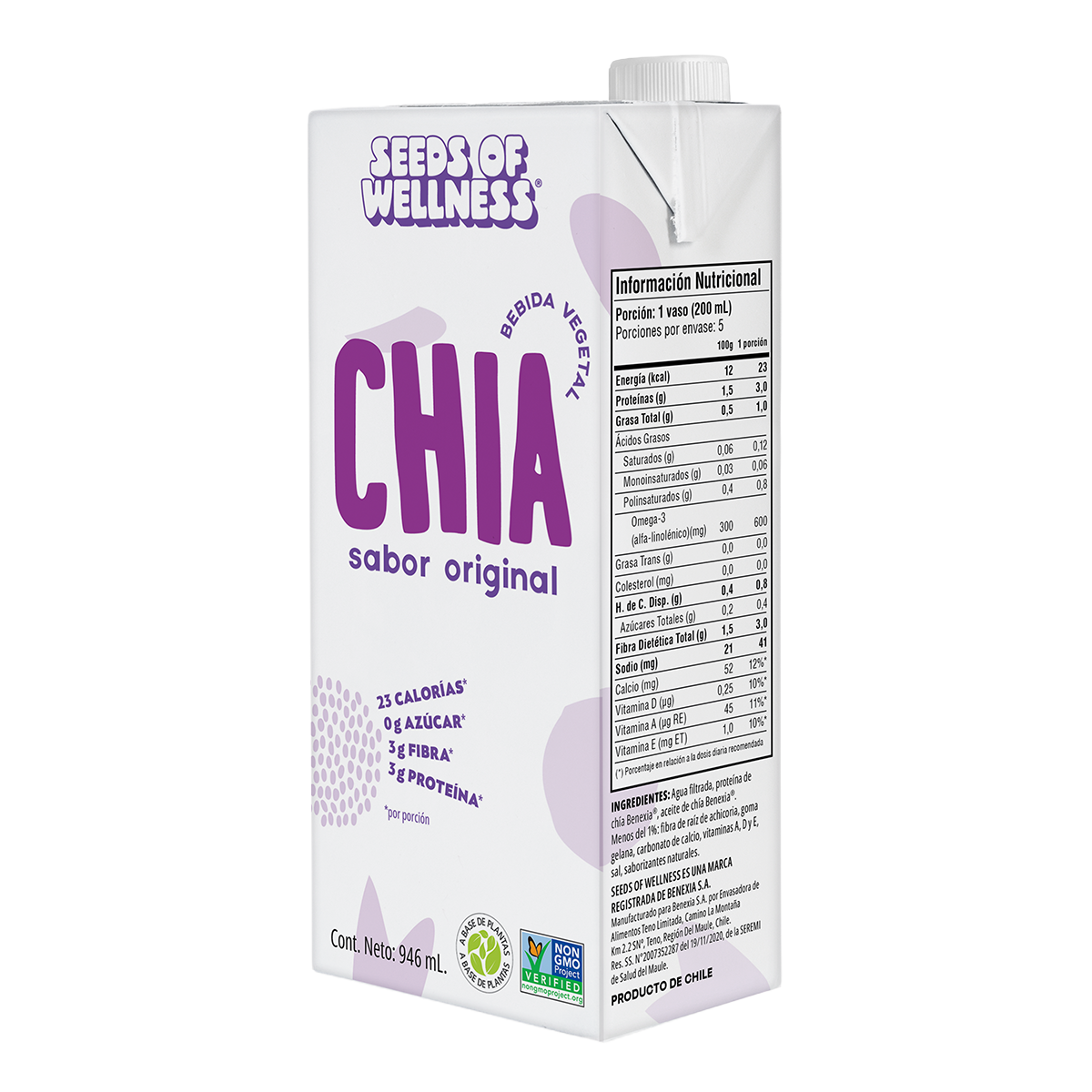 Pack Bebida de chía Original x 6 unidades