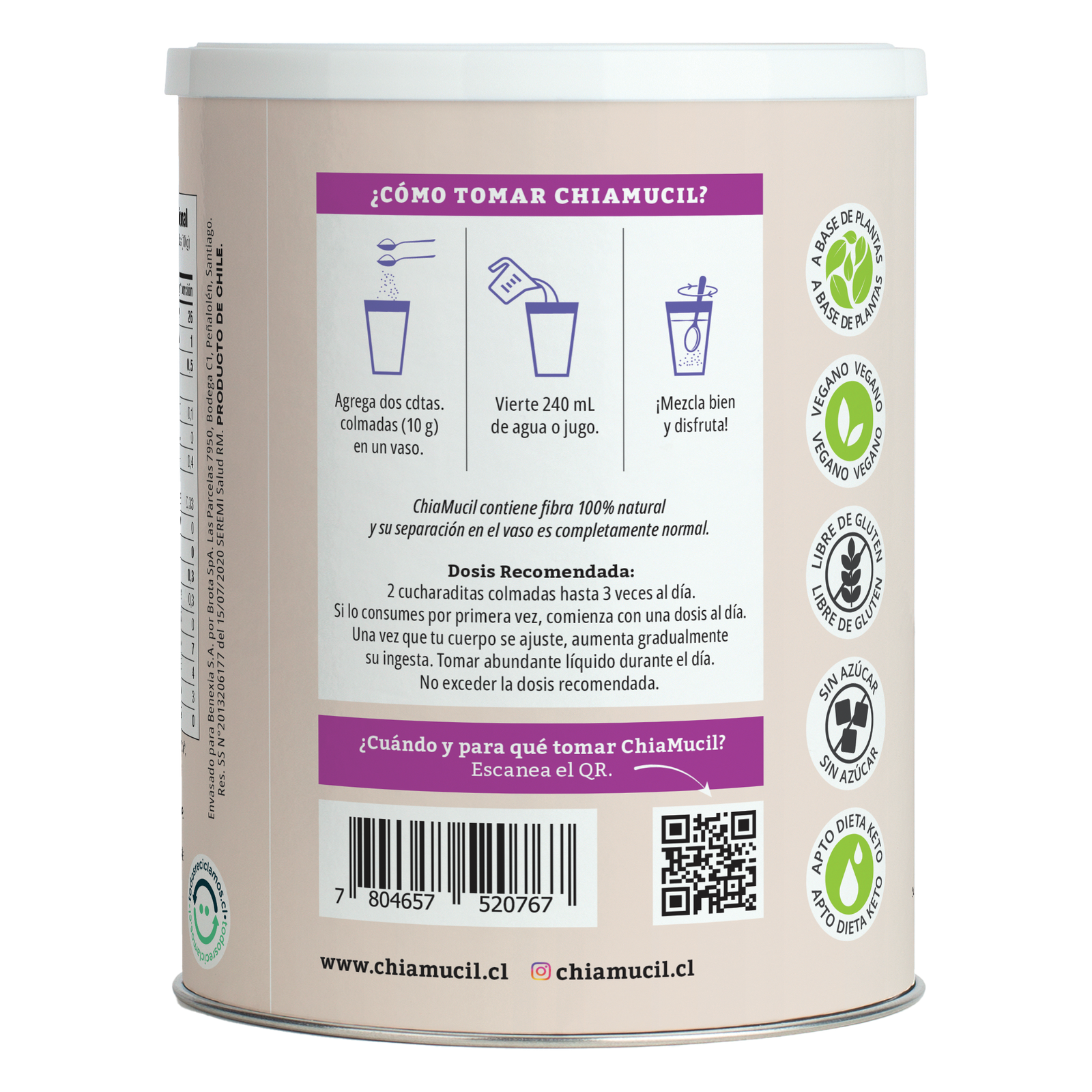 ChiaMucil Natural 1KG