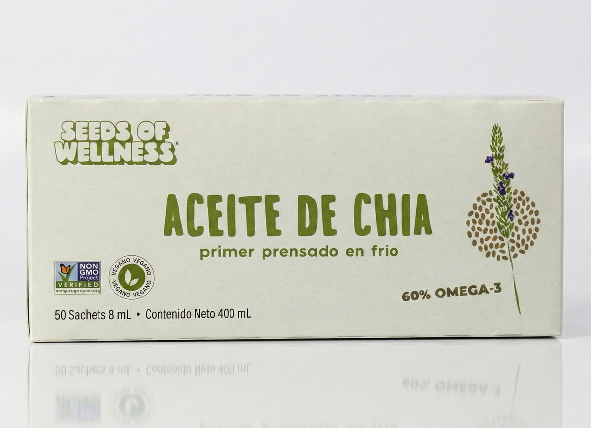Sachet Aceite de chía 8 ml (50 unidades)
