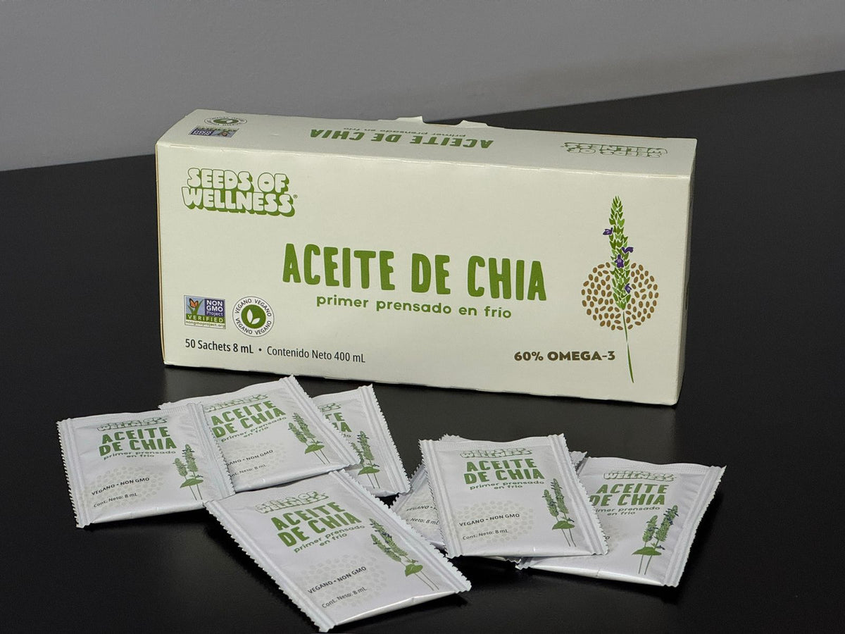 Sachet Aceite de chía 8 ml (50 unidades)