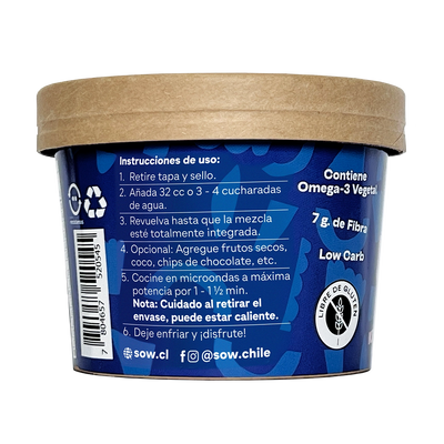 Instrucciones Chia Muffin Arándanos SOW