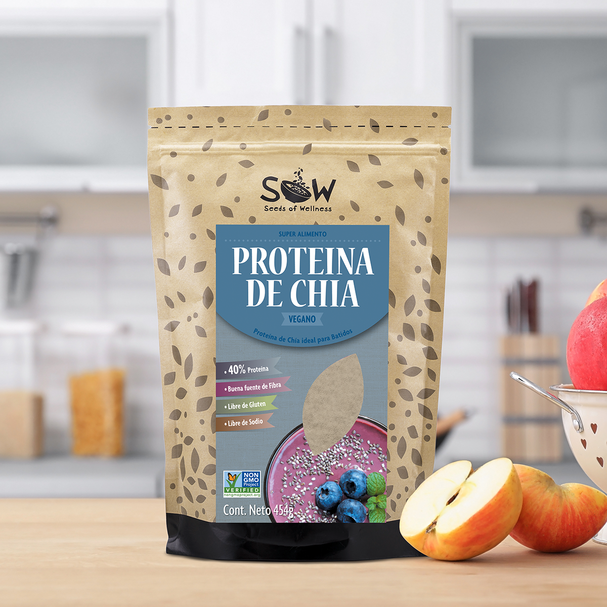 Pack 2 x Proteína de chía 454 g